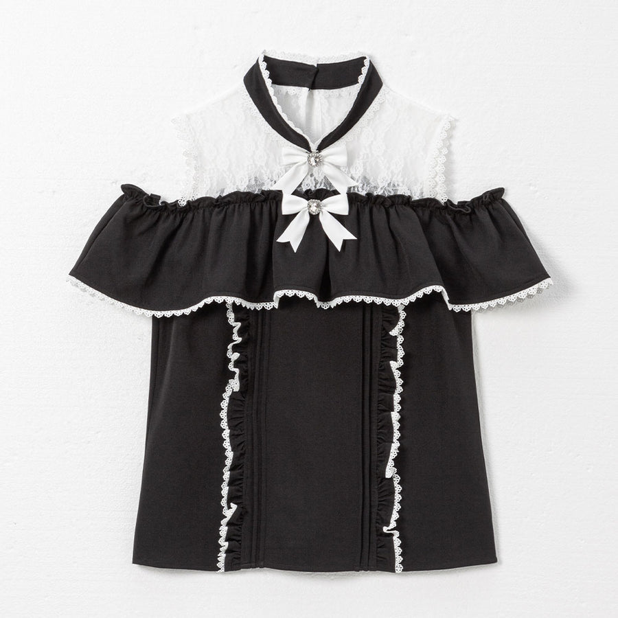 Dear My Love ruffle off shoulder blouse ~ LAST ONE!