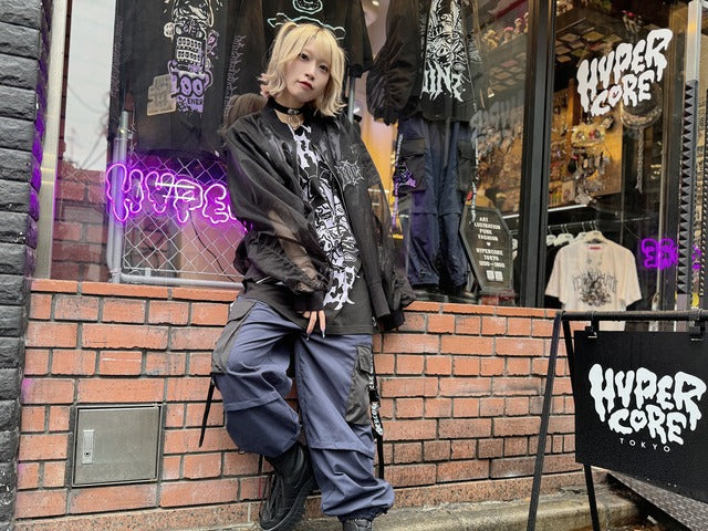 Hypercore "Itadakimasu" (let’s eat) black & purple t-shirt ~ LAST ONE!