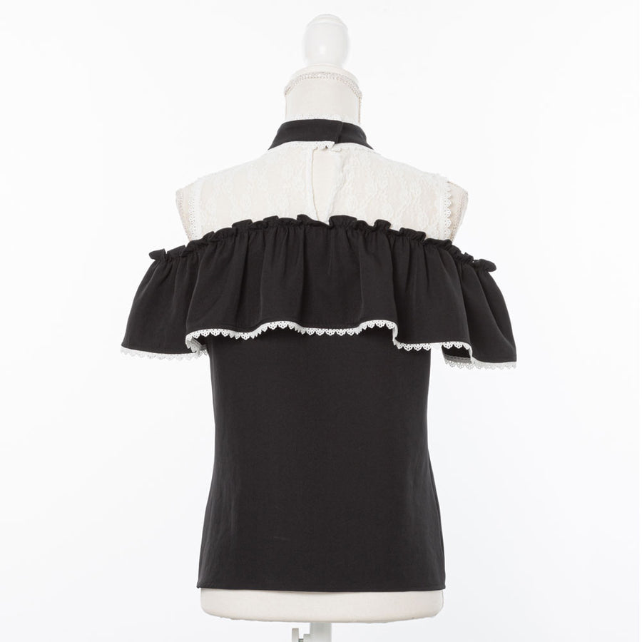 Dear My Love ruffle off shoulder blouse ~ LAST ONE!