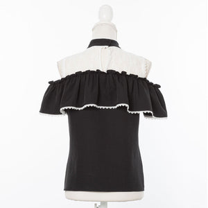 Dear My Love ruffle off shoulder blouse ~ LAST ONE!
