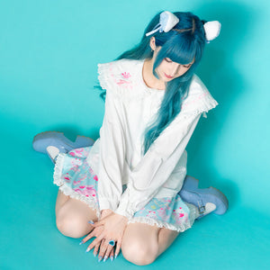 ACDC RAG "Whip Cat" sailor blouse