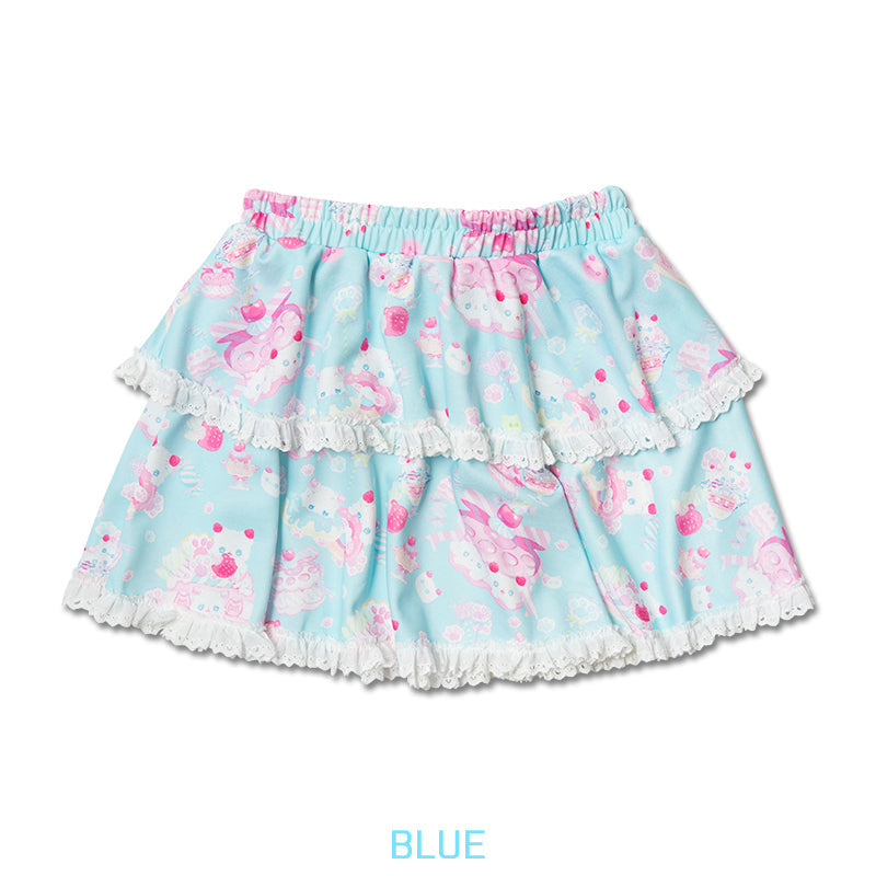 ACDC RAG "Whip Cat" blue skirt