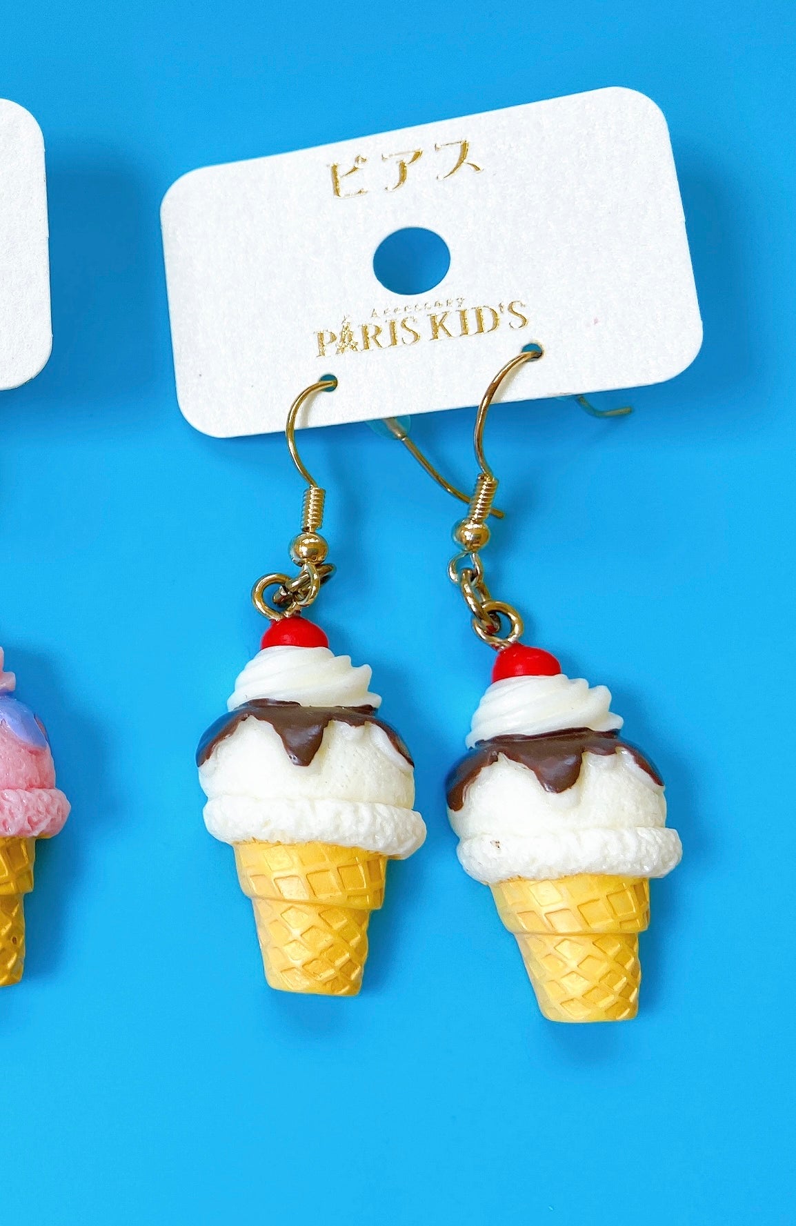 Paris Kids ice-cream earrings