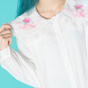 ACDC RAG "Whip Cat" sailor blouse