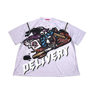Hypercore Donuts "Delivery" zip t-shirt ~ LAST ONE!