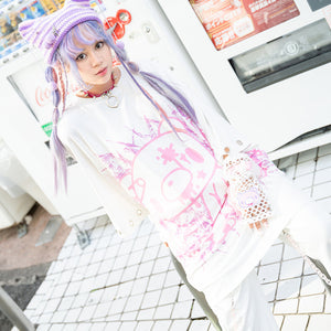 ACDC RAG & Gloomy Bear pastel ring huge t-shirt