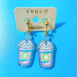 Paris Kids "Unicorn Frappe" clip-on earrings