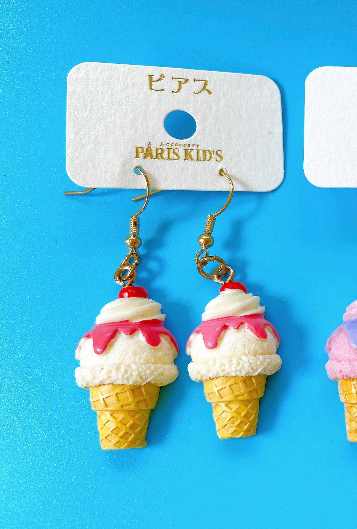 Paris Kids ice-cream earrings