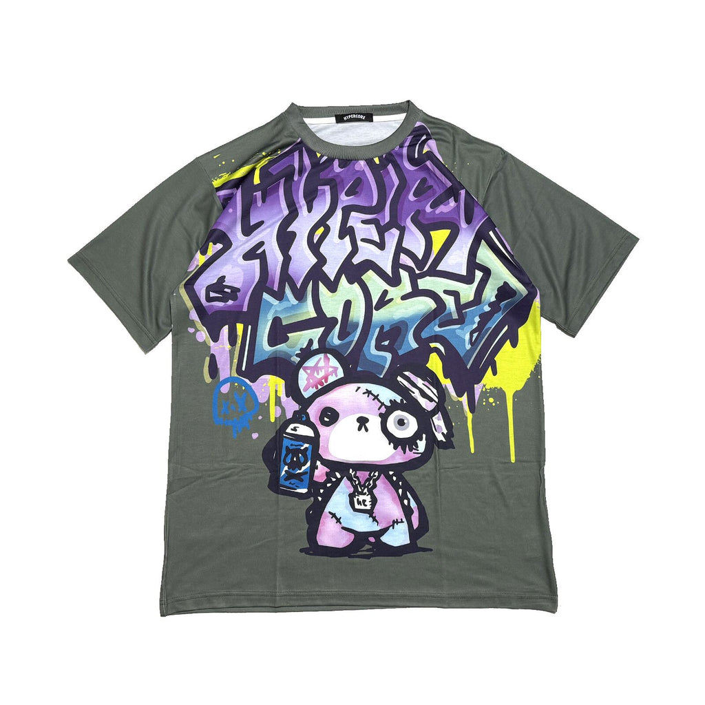 Hypercore "Tagging My Soul by Sicks Bear" khaki t-shirt ~ LAST ONE!