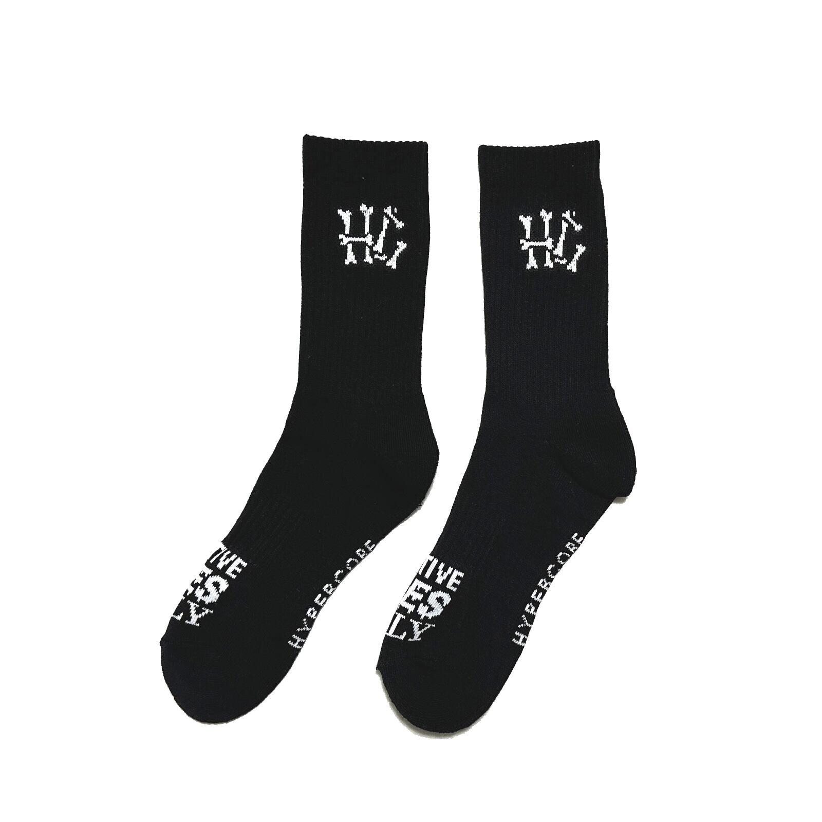 Hypercore "Bones" Positive Vibes Only socks