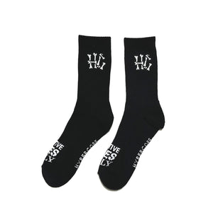 Hypercore "Bones" Positive Vibes Only socks