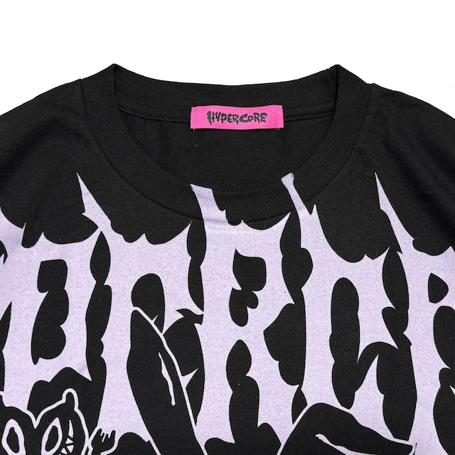 Hypercore "Itadakimasu" (let’s eat) black & purple t-shirt ~ LAST ONE!