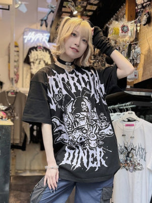 Hypercore "Itadakimasu" (let’s eat) black & purple t-shirt ~ LAST ONE!