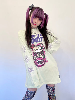 Hypercore "Stickers" knee high socks ~ LAST ONE!