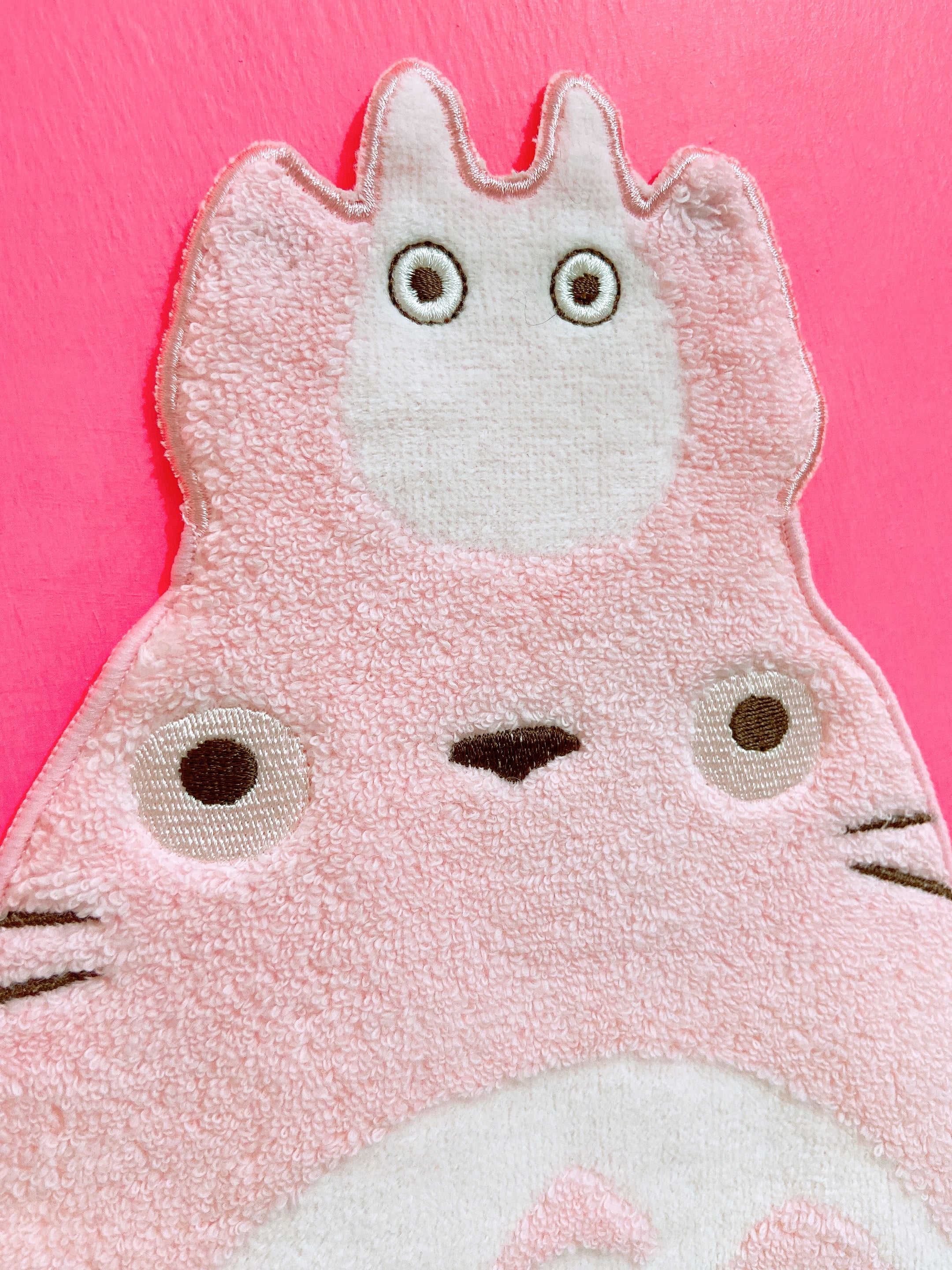 Studio Ghibli Museum EXCLUSIVE! Pink Tototo face cloth ~ LAST ONE!