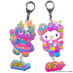 6% Dokidoki Kawaii Monster Cafe: Hello Kitty & Choppy keyrings