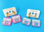 Paris Kids "Say Cheese" clip-on earrings
