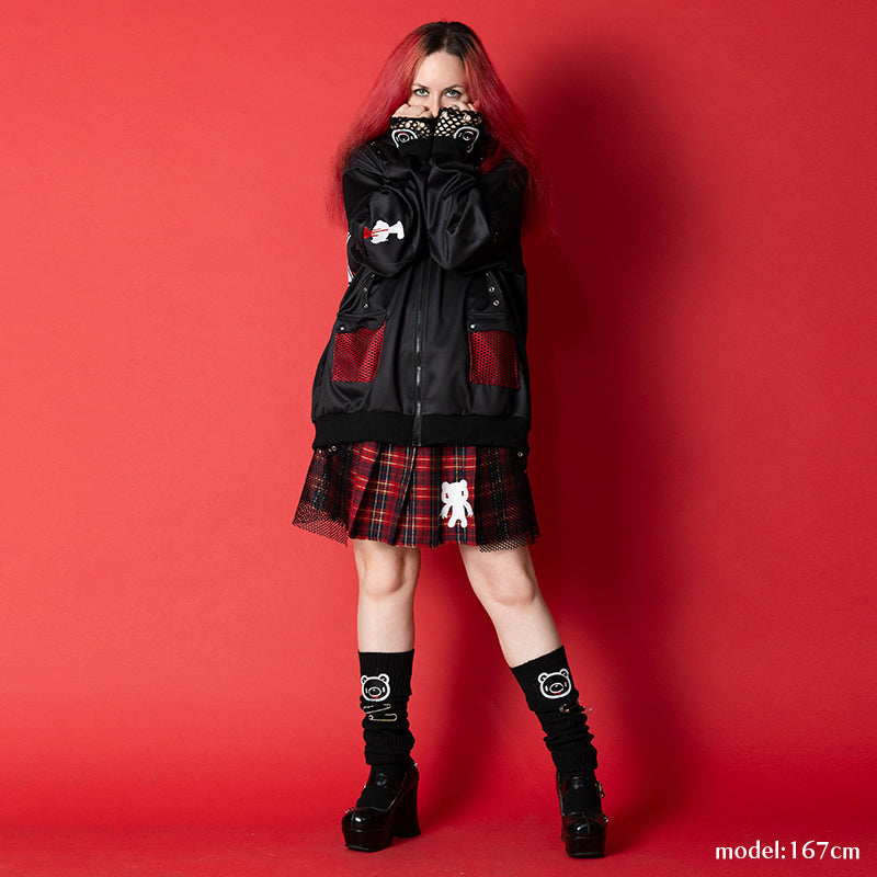 ACDC RAG & Gloomy Bear vivid mesh hoodie