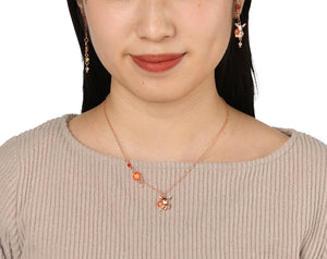 Pokémon Center Eevee "Fleur de Coquelicot" clip-on earring
