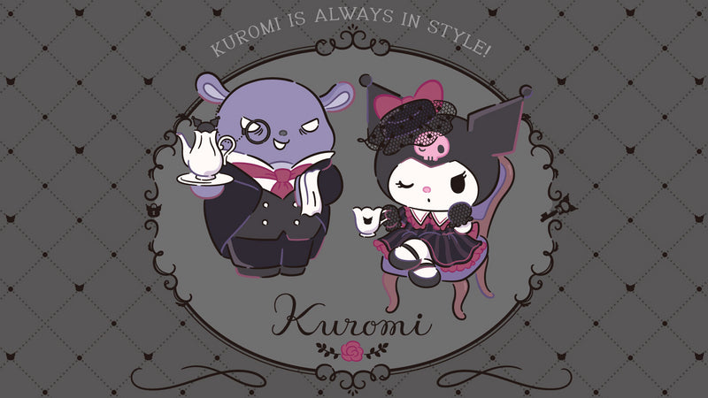 Sanrio Kuromi "Ojosama" hair clip ~ LAST ONE!