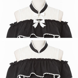 Dear My Love ruffle off shoulder blouse ~ LAST ONE!