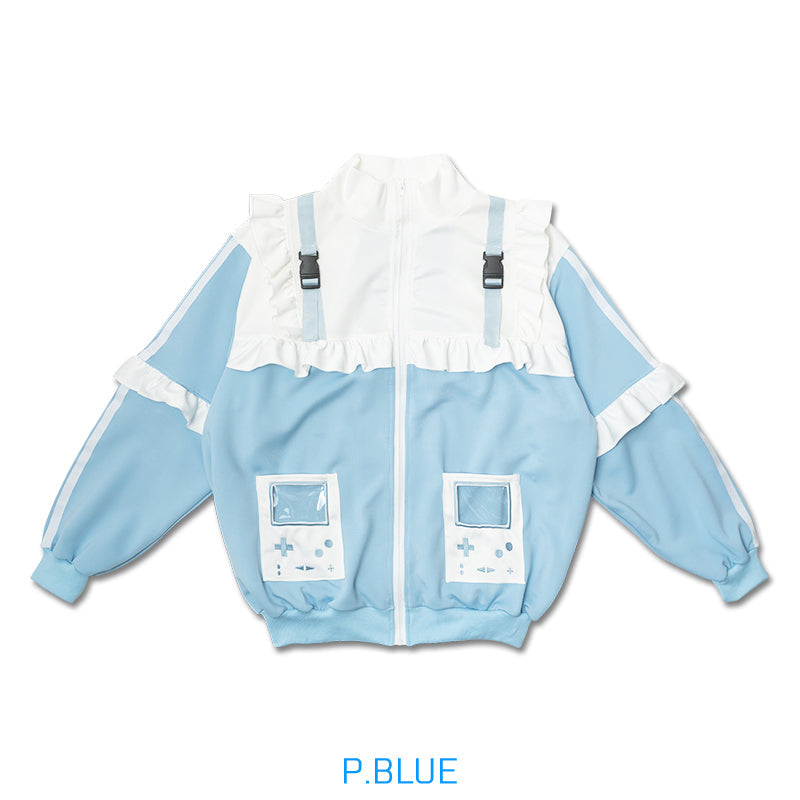 ACDC RAG “Game Over” tenshi kaiwai frill jacket