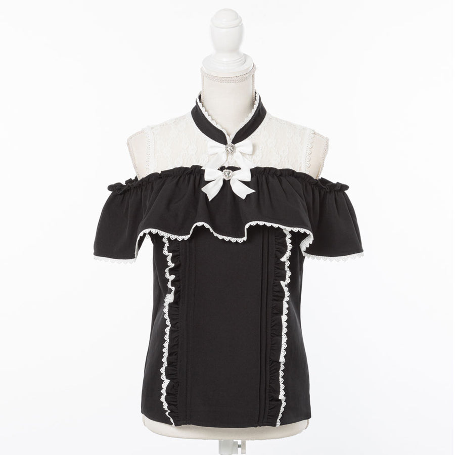 Dear My Love ruffle off shoulder blouse ~ LAST ONE!