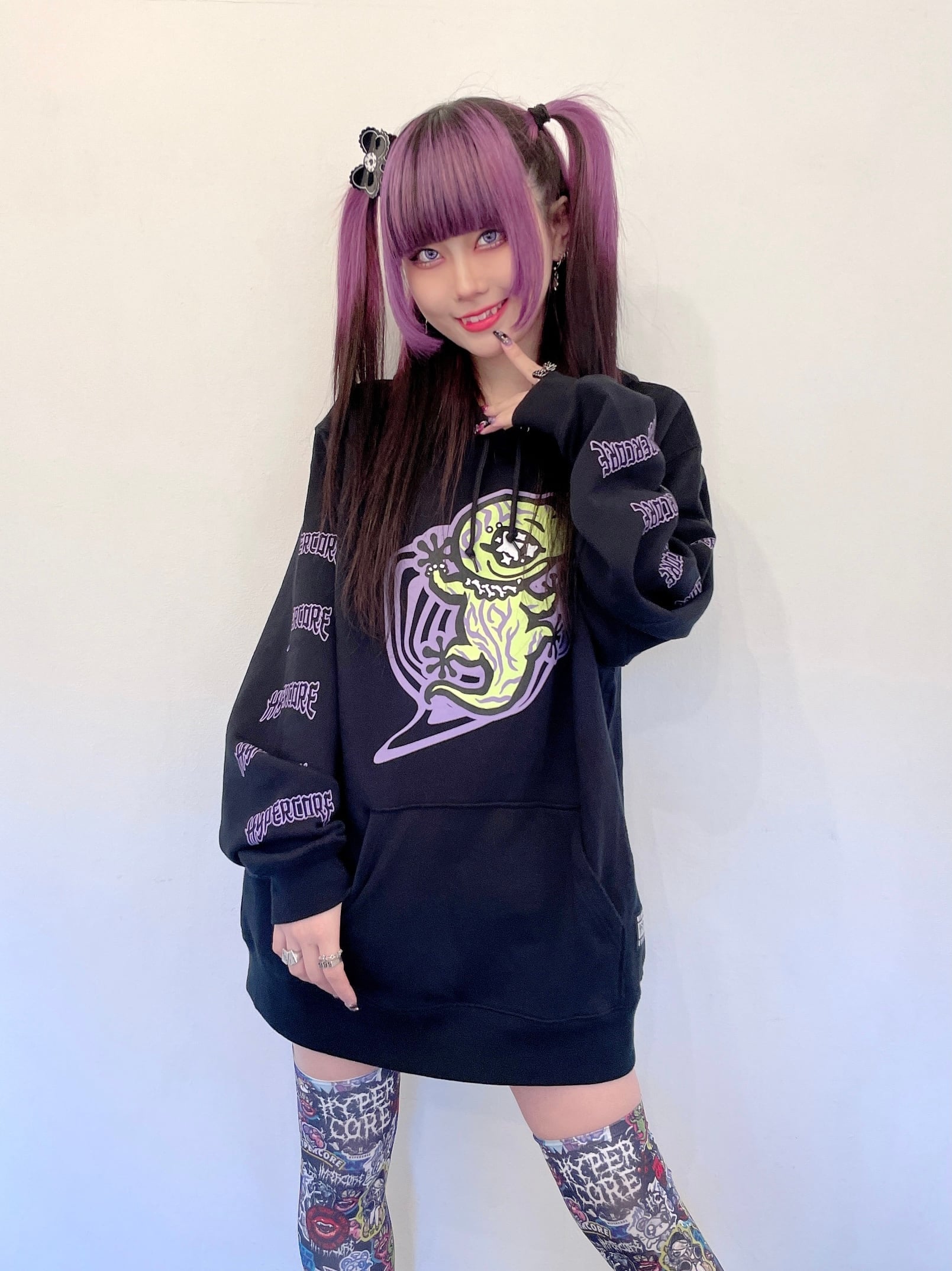 Hypercore "Stickers" knee high socks ~ LAST ONE!
