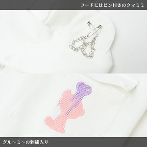 ACDC RAG & Gloomy Bear pastel mesh hoodie
