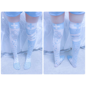 Menherachan pastel blue socks ~ LAST ONE!