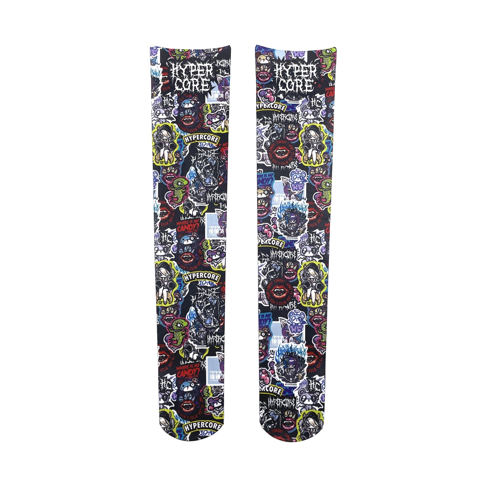 Hypercore "Stickers" knee high socks ~ LAST ONE!