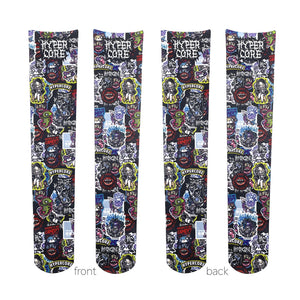 Hypercore "Stickers" knee high socks ~ LAST ONE!