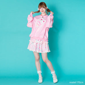 ACDC RAG "Whip Cat" pink sweater