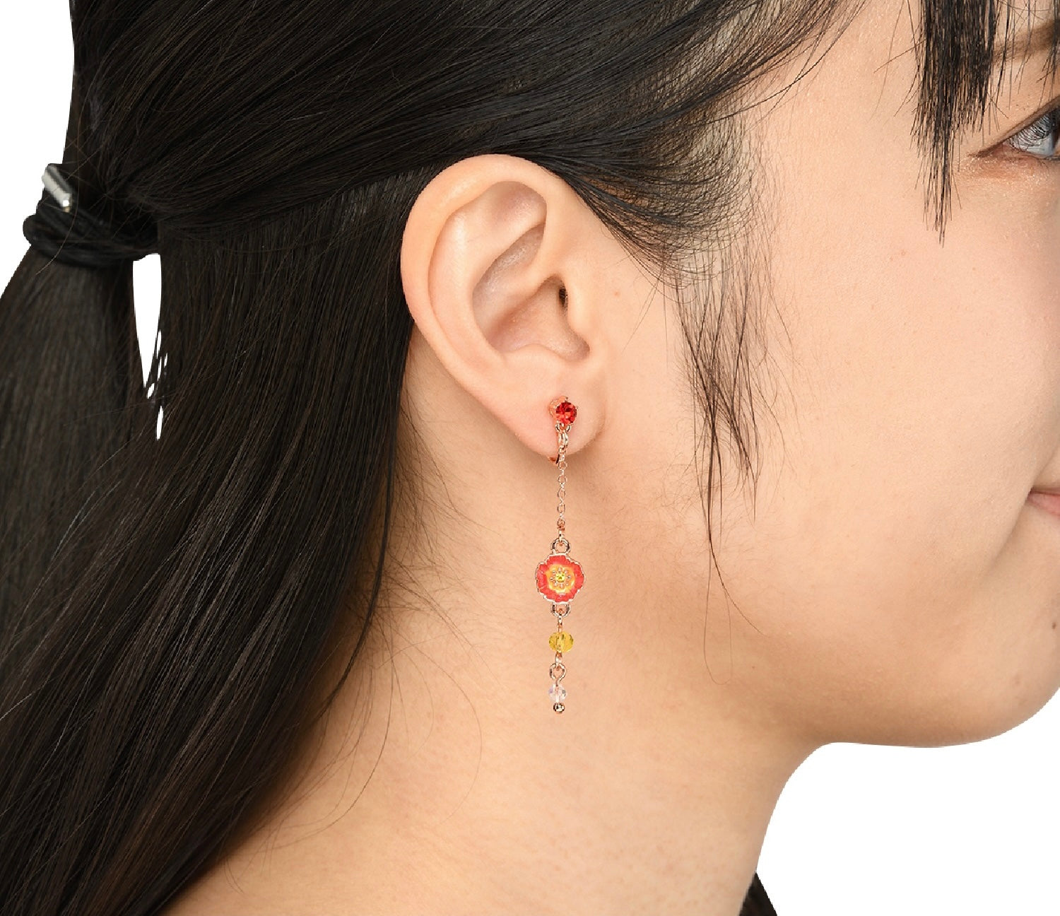 Pokémon Center Eevee "Fleur de Coquelicot" clip-on earring