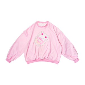 ACDC RAG "Whip Cat" pink sweater