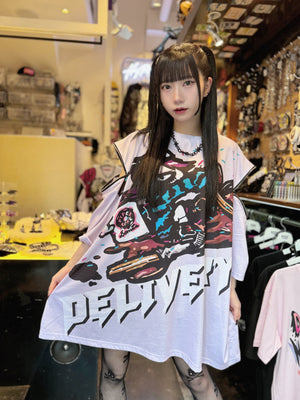 Hypercore Donuts "Delivery" zip t-shirt ~ LAST ONE!