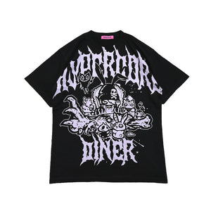 Hypercore "Itadakimasu" (let’s eat) black & purple t-shirt ~ LAST ONE!