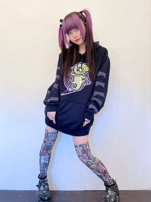 Hypercore "Stickers" knee high socks ~ LAST ONE!