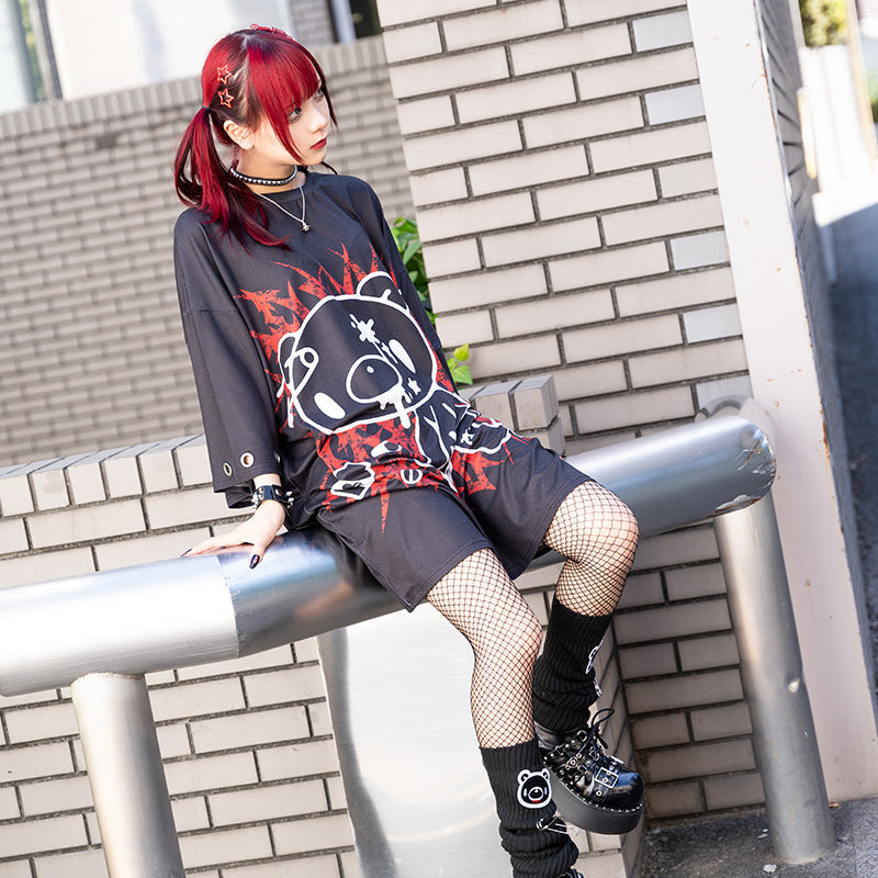 ACDC RAG & Gloomy Bear dark ring huge t-shirt
