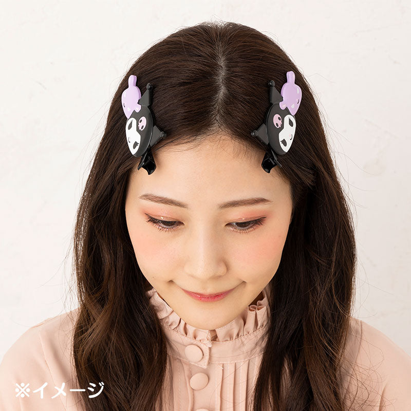 Sanrio Kuromi and Baku hair clip set