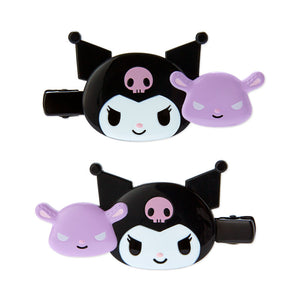 Sanrio Kuromi and Baku hair clip set