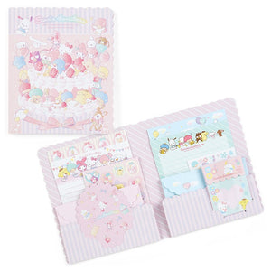 Sanrio characters "Cake" letter / invitations set with stickers