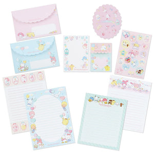 Sanrio characters "Cake" letter / invitations set with stickers