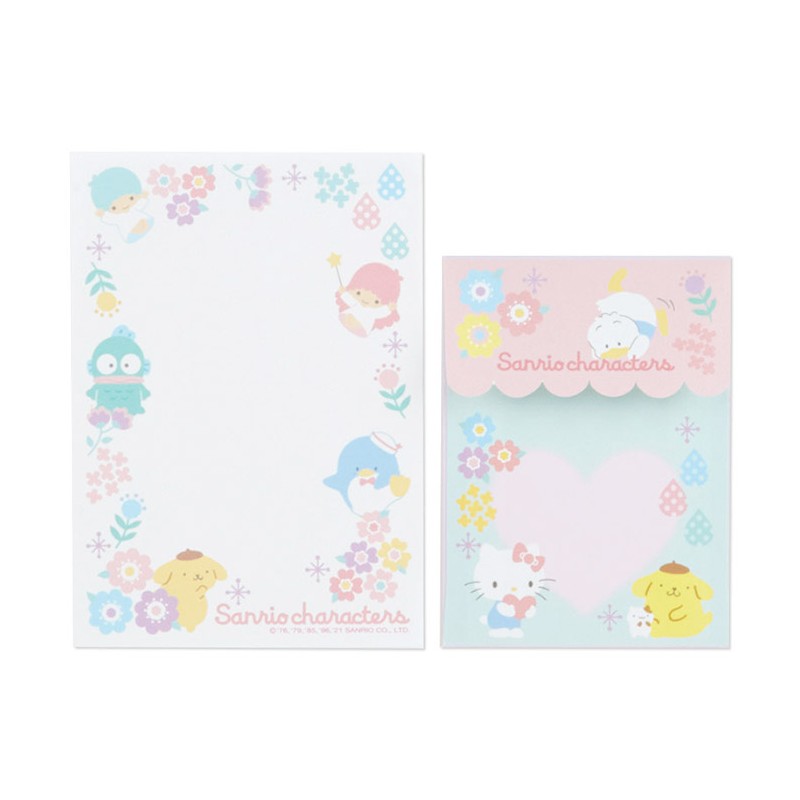 Sanrio characters "Cake" letter / invitations set with stickers