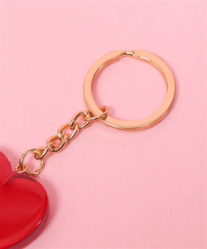 W❤️C lollipop heart keyring