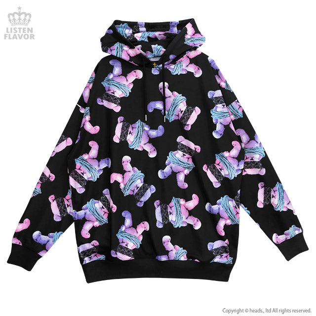 Listen Flavor Captive Bear hoodie ~ LAST ONE!