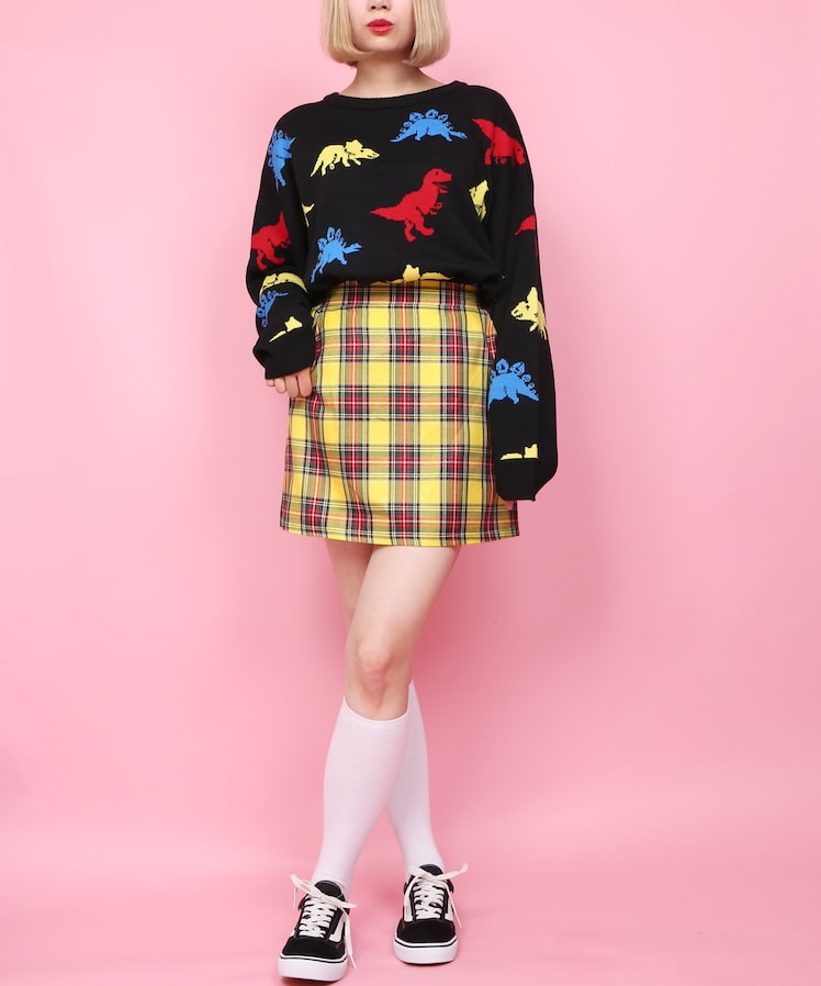W❤️C Zaurus dinosaur pastel sweater ~ LAST ONE!