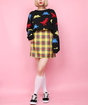 W❤️C Zaurus dinosaur pastel sweater ~ LAST ONE!