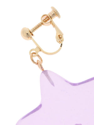 W❤️C lollipop star earrings