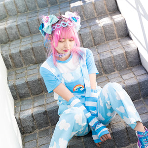 ACDC RAG Y2K cloud dungarees ~ LAST ONE!